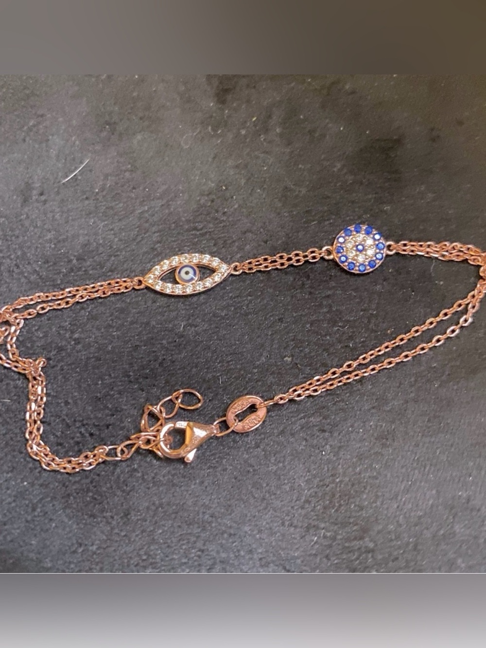 Rose Gold Evil Eye Bracelet 🧿🩷 - Picture 5 of 5